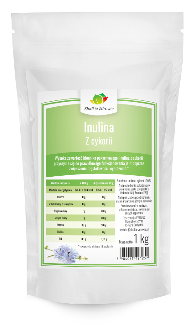 Inulina z cykorii - prebiotyk - 1kg